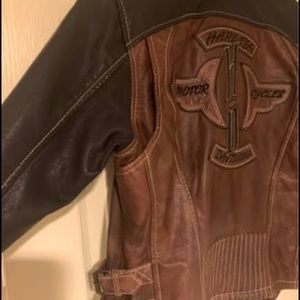 Ladies Genuine Leather Harley Davidson Jacket